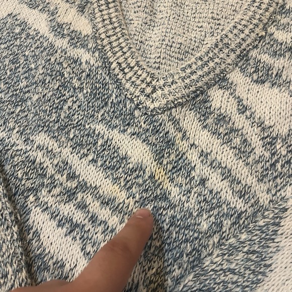 Vintage JJ Cochran V-Neck Sweater Women XL Geometric Thick Knit Pullover USA - Picture 4 of 6